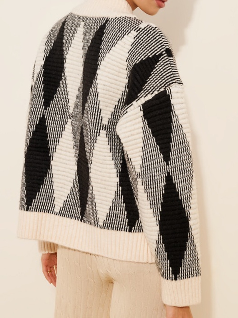 Varley Nancy Wool Blend Jacquard Knit Sweater Jacket
Size M - Picture 11 of 13